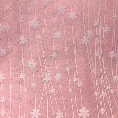 Pannolenci rosa con fiori bianchi stafil 90x50cm