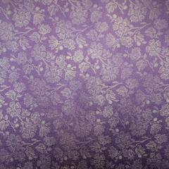 Feltro stampato viola con fiori bianchi stamperia 30x30