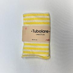 Tubolare Loop giallo e bianco strisce Stafil 30x8 cm