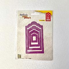 Fustella stitched  tags -  Nellie 4 elementi