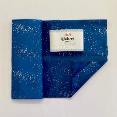 Tessuto Velluto Glitter Blu Stafil 50x68 cm