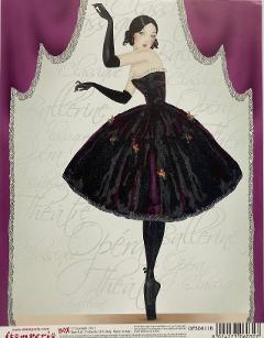 Carta 3D per Découpage - Ballerina Stamperia 29 cm x 23 cm