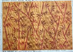 Carta velo - Bamboo su sfondo arancio (SC3) TODO Paper Soft 50x70 cm