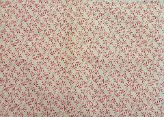 Carta velo - Foglie rosse su sfondo Rosa (SC3) TODO Paper Soft 50x70 cm