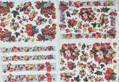 Carta Classic - Fiori rossi e gialli (sc2) Craftitalia 50x70 cm