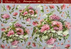 Carta velo - Vasi con fiori misti (sc2) Stamperia 31 x 48 cm