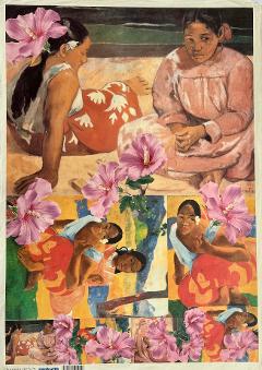 Carta velo - Gauguin Renkalik 31 x 48 cm