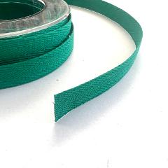 Nastro in Cotone Verde Smeraldo - 15 mm Toscano 15 mm