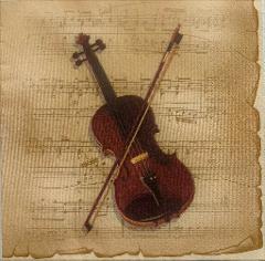 tovaglioli per decoupage violino arti e grafica busta da 2 pezzi 33 x 33 cm