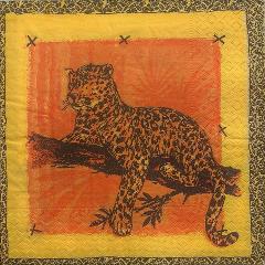 tovaglioli per decoupage etnico ghepardo arti e grafica busta da 2 pezzi 33 x 33 cm