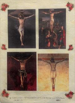 Carta riso Gesù in croce stamperia 33x48