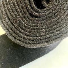Fascia di feltro in lana cotta colore nero Stafil h 15 cm 5