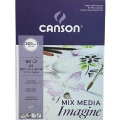 Blocco mix media imagine Canson 29,7 x 42 cm/200g/mq