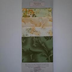 tessuti americani fiori e ghirigori set da 4 fantasie to.do 25cm x27,5 cm
