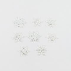 Decorazioni fiocchi di neve arti e grafica 3/3,5cm