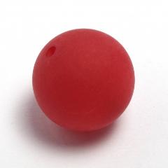 Perla polaris tonda rossa Stafil diametro  16mm busta da 2 pezzi