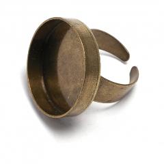 Anello per castone in ottone menoni diametro castone 2,3cm
