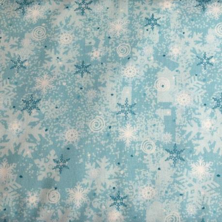 Tessuto Americano Fiocchi Neve stoffe patchwork  110 x 30 (cm) arti e grafica 110 x 30 (cm)
