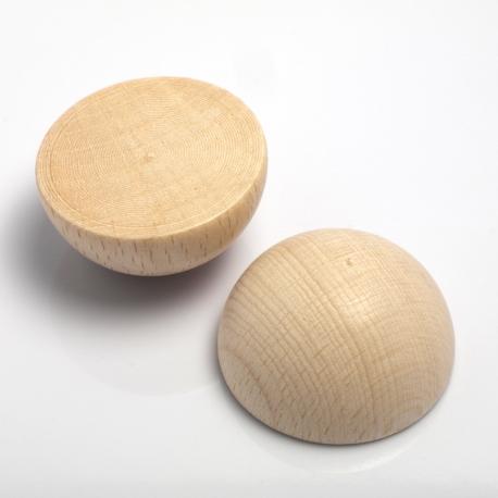 Semisfera  di legno  arti e grafica 25 mm