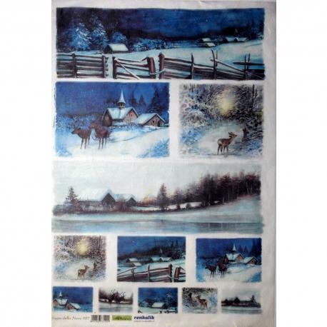 Magia della neve renkalik 33x48