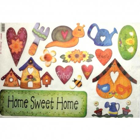 Carta home sweet home stamperia 33x48