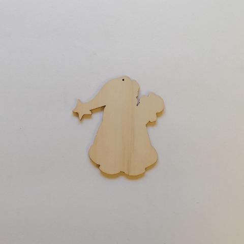 Sagome in legno da decorare  Babbo Natale to do 13x14cm