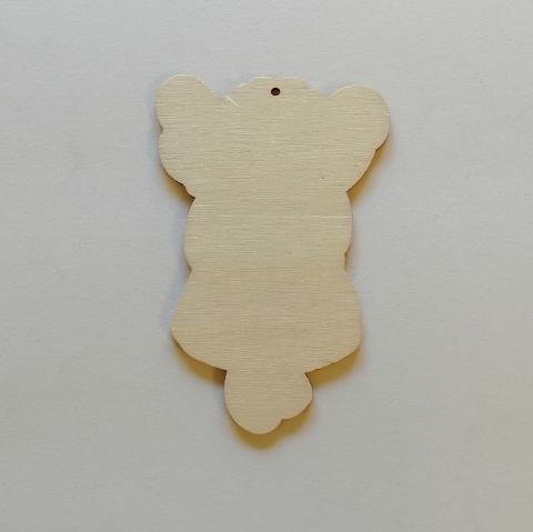 sagoma in legno Angelo Umabel Natalizio to do 12 x 8 cm