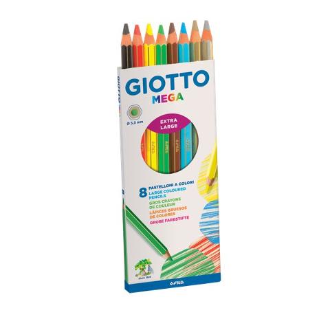 mega Giotto Fila confezione 8 pastelli colorati