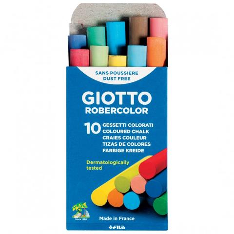 Gessetti Colorati Giotto - FILA Robercolor confezione 10 PZ.
