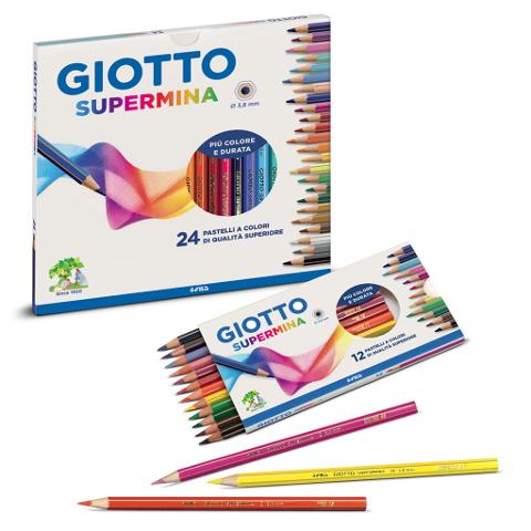 Supermina Giotto Fila confezione 24 pastelli colorati