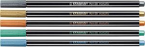 pennarelli pen 68 metallic stabilo  disponibile in 5 colori