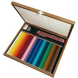 Aquacolor stabilo cassetta in legno da 36 pastelli