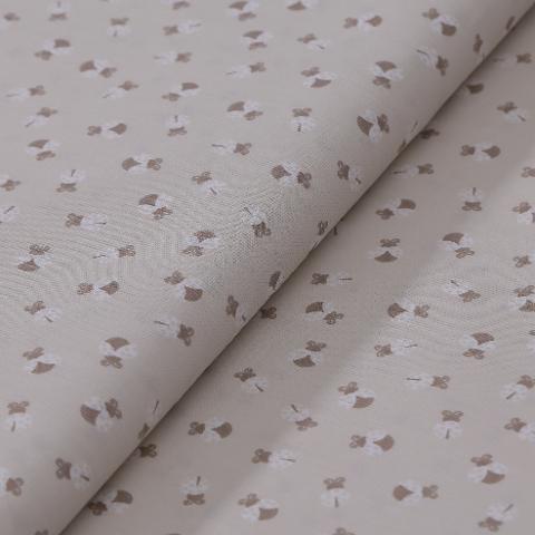 Tessuto rigatino con coccinelle  Stafil cm 150 x 50