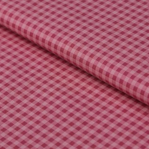 tessuto quadrettato rosa e rosso gutermann 140 cm x 0.30 cm stoffe