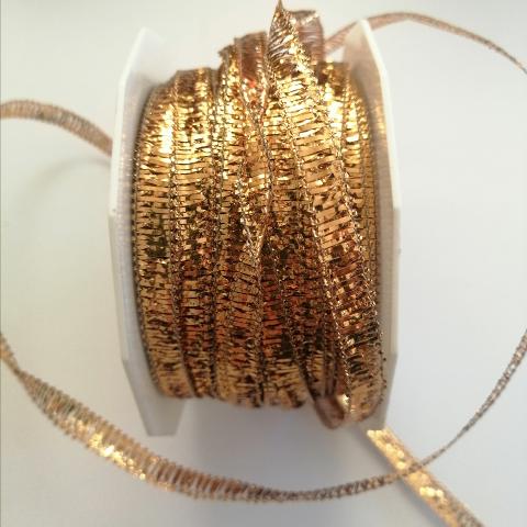 nastro oro in poliestere papeterie 7 mm x 1 mt