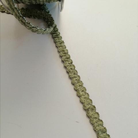 passamaneria verde salvia goldina 10 mm x 1 mt