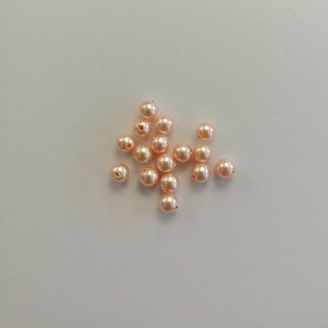 perle color pesca  swarovski 4mm x 10 pezzi