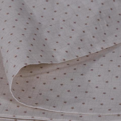 stoffa natalizia avorio con stelline dorate stafil 110 cm x 50 cm