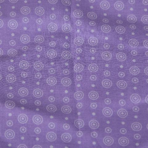 Stoffa Tante ema glicine con cerchi  TANTE EMA 130X30CM