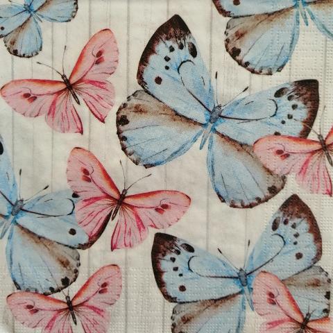 tovaglioli per decoupage farfalle arti e grafica busta da 2 pezzi 33 x 33 cm