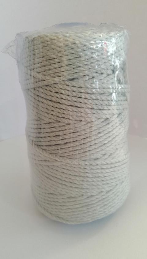 Cordone per Macramè colore "Grigio Perla"  Arti e Grafica 4,5 mm - 100% cotone - Bobina 130 metri