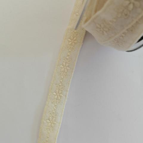 nastro pizzo in feltro bianco Stafil 15 mm x 1 metro