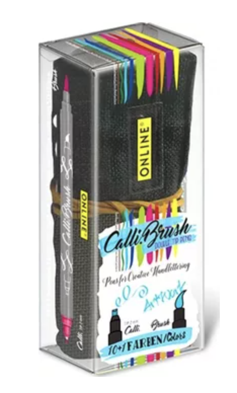 Calli Brush  OnLine Set 10 + 1 Farben Colors