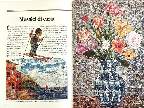 Tecniche del Mosaico - Corso Pratico - Sandro Baroni Antea Edizioni Libro
