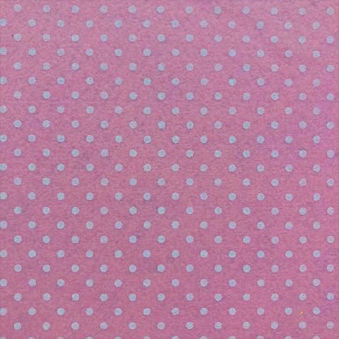 Pannolenci rosa con pois bianchi Stafil 90 x 50 cm