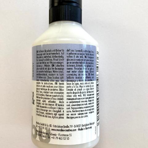 Colla vernice  per Decoupage marabu 250 ml