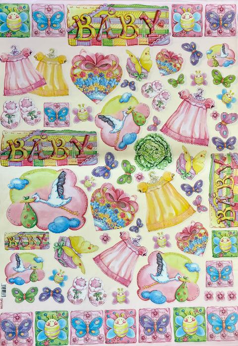 Carta Classic - Baby Femminuccia (sc2) Stamperia 50x70 cm