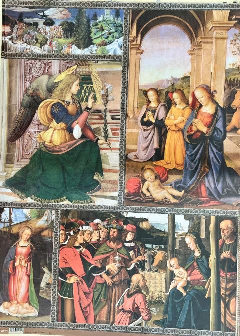 Carta Classic - Maria con Gesù (SC1) Stamperia 50 x 70 cm
