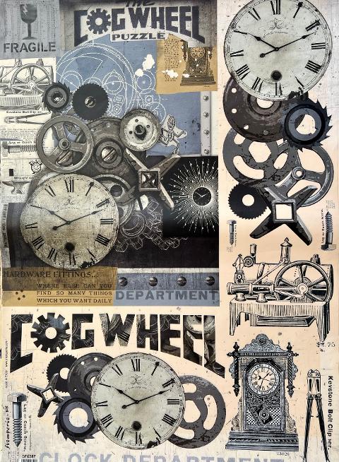 Carta Classic - Ingranaggi (SC1) Stamperia 50 x 70 cm