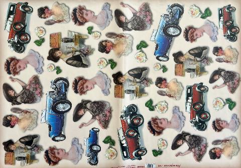 Carta Classic - Anni 40 (SC1) Stamperia 50 x 70 cm